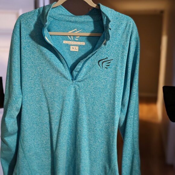 Active Faith 1/4 Zip Tech Tee - Picture 2 of 3